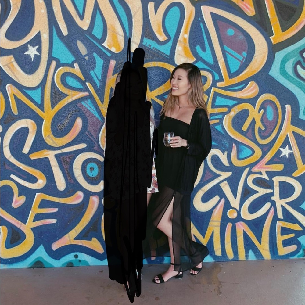H&M Black Strapless Dress